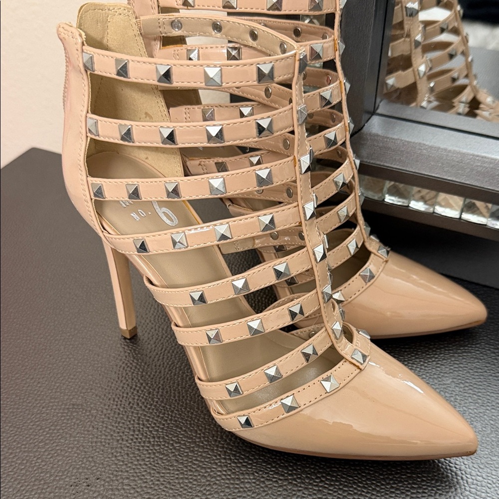 Mix No. 6 Blush Studded Heels